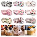 100PCS DIY Muffin Cup Baking Mold Grease-proof Cake Paper Cups Cupcake Party Supplies Home Kitchen Bakeware Pastry Tools. 