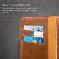 Floveme Real Leather Wallet Flip Cover Cases Mobile Phone Bag Inclusing Credit Card Slots For Mobile Phone Wallet And Card Holder.