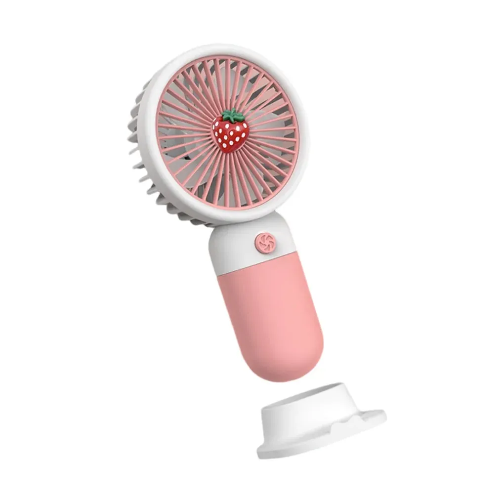 Mini Portable Rechargeable Fan – USB Handheld & Desk Fan with Mobile Holder BD | FineNpick Online Shop Bangladesh