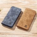 New Men's Wallet Long Wallet Men's Retro Style Men Large Capacity Wallet Bag Luxury Design Men Multi Card Wallet. 