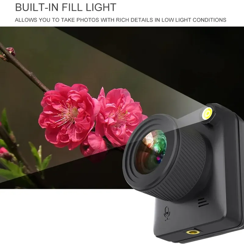 4K Time-Lapse Camera Microlight Full Color Night Vision Security