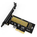 NVME to PCIE 4.0 Converter PCIE X4/X8/X16 Expansion Card Riser M.2 M Key to PCIe 4.0 Express X4/X8/X16 GEN4 16Gbps Adapter Support 2230 2242 2260 2280 M2 NVME SSD. 