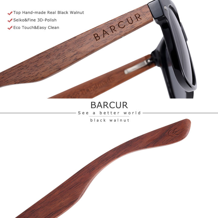 BARCUR%20Black%20Walnut%20Wood%20Sunglasses%20for%20Man%20Polarized%20High%20Quality%20Sqare%20Sun%20Glasses%20Men%20UV400%20Eyewear%20Accessory%20Original%20Box%20Girlymax%20Store%20-%20Image%203