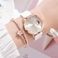 Women Fashion White Watch Quartz Leather Ladies Wristwatches 2023 New Brand Simple Number Dial Woman Clock Montre Femme.