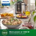 Philips HD2237/73 Series 3000 Viva Collection 16-in-1 Electric Multi Pressure Cooker | 6.0 Liter.