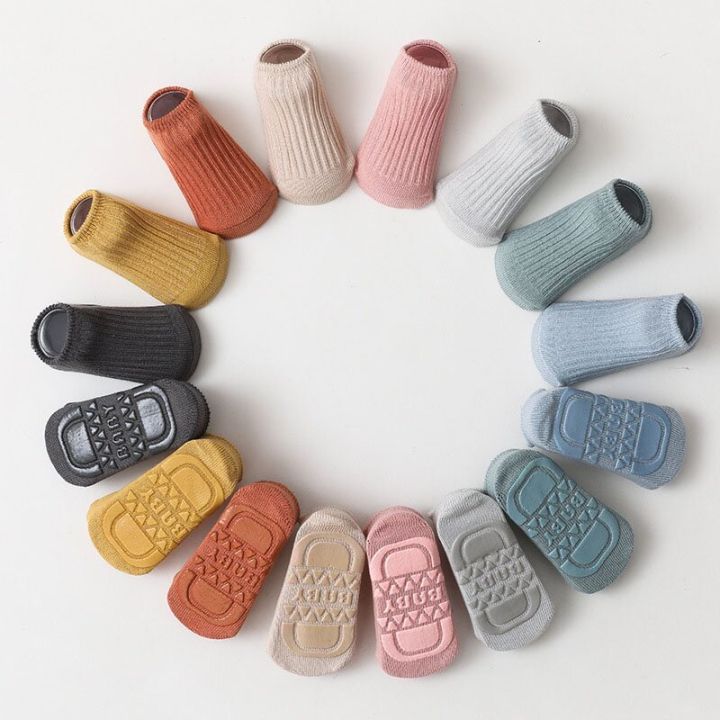 I LOVE DAD Baby Socks Non-slip Rubber Soles Infant Sock