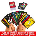 Mattel Games UNO Show ‘em No Mercy Card Game in Storage & Travel Tin for Kids, Adults & Family Night with Extra Cards, Special Rules & Tougher Penalties.