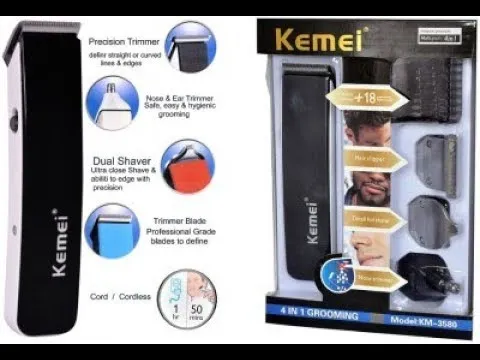 Kemei%204%20in%201%20Rechargeable%20Grooming%20Kit%20KM-3580%20Black%20-%20Image%204