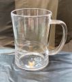 Crystal Glass Type Food Grade Plastic Beer Mug. 