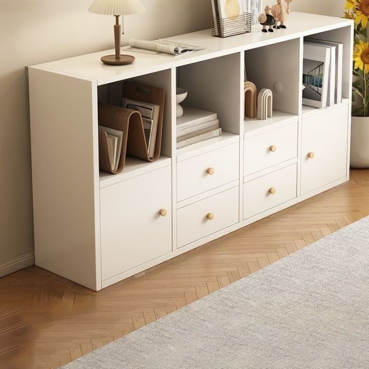 RK%20Engineered%20Wood%20Bookshelf%20Storage%20Cabinet%20Organizer%20Shelf%20Multi%20Storage%20Space%20Wooden%20Rack%20Display%20Shelf%20With%20Door%20and%20Drawers.%20Size:%20L48%20XH24%20-%20Image%204