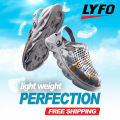 LYFO Men Sandals Breathable Lightweight Soft EVA mens Slippers Outdoor Fashion Male Garden Shoes Clogs Couple Beach Casual Shoes TRENDO. 