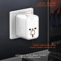 Ldnio Z6 65W 3 USB Ports GaN Universal Travel Adapter - White. 