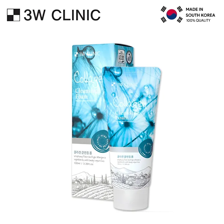 3W%20Clinic%20Collagen%20Cleansing%20Foam%20-%20Face%20Wash%20100ml%20-%20Image%202