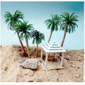 5 Pieces Model Coconut Palm Train Scenery Miniature Landscape Scenery Diorama Models Architecture Trees. 