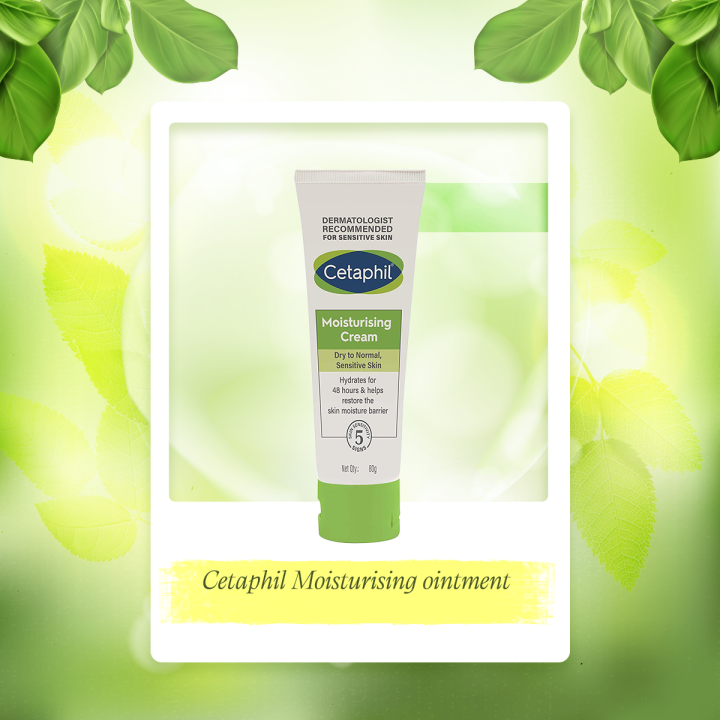 Cetaphil Moisturising ointment for Face & Body Dry to very dry skin-80 gm