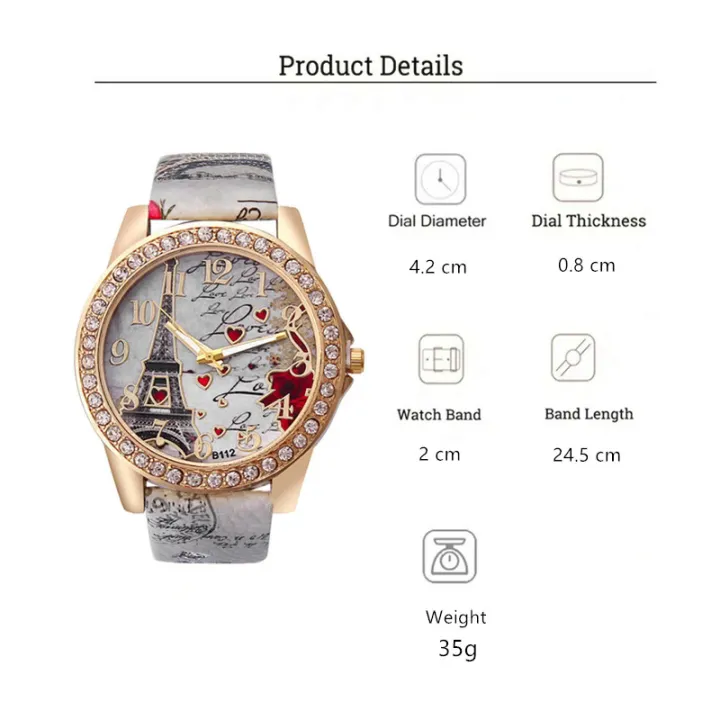 Trendy%20Women%20rhinestone%20Eiffel%20Tower%20PU%20leather%20quartz%20Watch%20-%20Image%206