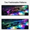 Coolmoon RGB LED Light Graphics Card Brket 25cm/28cm 5V Small 4PIN GPU Suprt VGA Holder for Computer Chassis PC -ROG28CM w Music. 