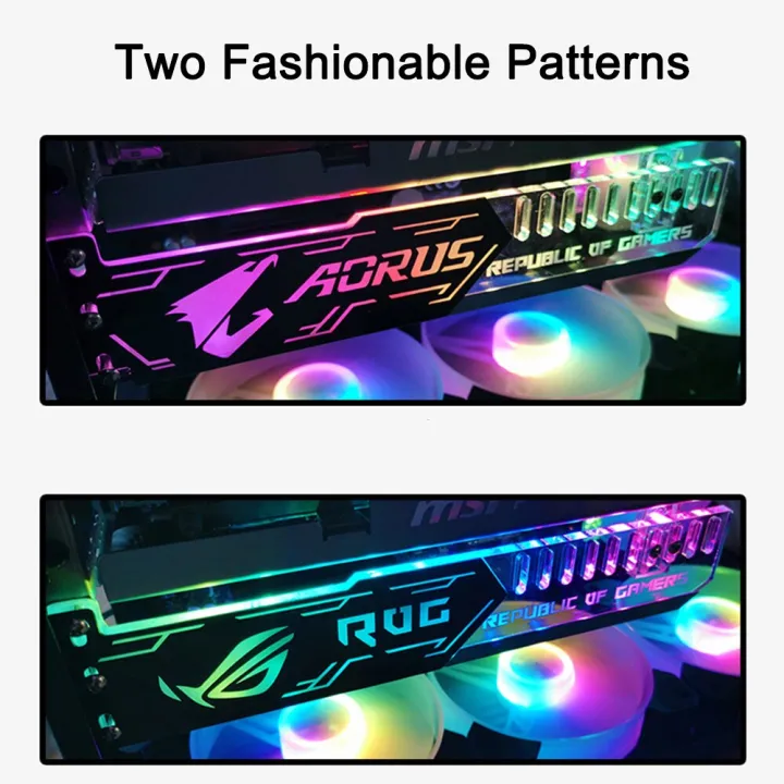 Coolmoon%20RGB%20LED%20Light%20Graphics%20Card%20Brket%2025cm/28cm%205V%20Small%204PIN%20GPU%20Suprt%20VGA%20Holder%20for%20Computer%20Chassis%20PC%20-ROG28CM%20w%20Music%20-%20Image%208