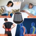 Galaxy Lumbar Support Belt Back Belt for Back Pain Relief Lumbo Sacral Belt LS Belt Waist Belt for Back Pain for Women & Men With Adjustable Strap, Lower Back support With Cushioning. 