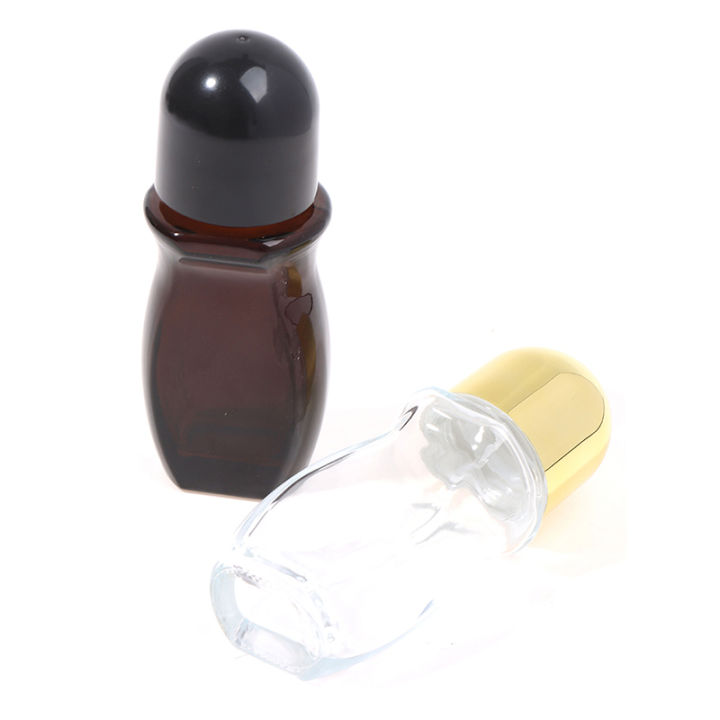 Amber%2050ml%20empty%20glass%20roll-on%20deodorant%20bottles%20with%20Plastic%20Roller%20Ball%20-%20Image%202