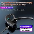 V8 Bluetooth Earphone Business Voice Control Wireless Headphones HiFi Music Headset Waterproof Sports Earbuds Mic. 
