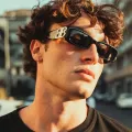 Cool B Logo Rectangle Sunglasses Women Fashion 2021 Brand Designer Color Gradient Lens Sun Glasses Party Beach Glasses UV400. 