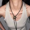 Western Vintage Bolo Tie Cowboy Tie Turquoise Bolo Tie Natives American Bolo Tie for Men Cowboy Necktie Star Bolo Tie.