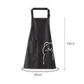 Apron Waterproof Oilproof Can Wipe Hands Kitchen Work Clothes Home Cooking Cleaning Men Women Universal Sleeveless Apron. 