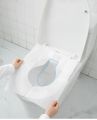 10Pcs/Pack Biodegradable Travel Disposable Toilet Seat Covers – High-Quality Paper Travel Toilet Cover for Hotel, Market, Airport, Airplane & Public Toilets Soluble eco friendly Toilet Mat. 
