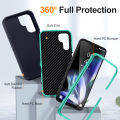 【Support-Cod】 Case for Galaxy A15 A14 A13 A04S A54 A53 5G 4G Heavy Duty 3in1 Shockproof Anti-Scratch Rugged Protective with Full Cover. 
