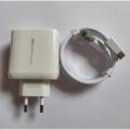 Official Oppo 65W Supervooc Flash Charger With Type-C Cable(3 Feet) - Fast Charger. 