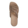 Summer Women Wedge Sandals Premium Orthopedic Open Toe Sandals Vintage Anti-slip Leather Casual Female Platform Retro Shoes.