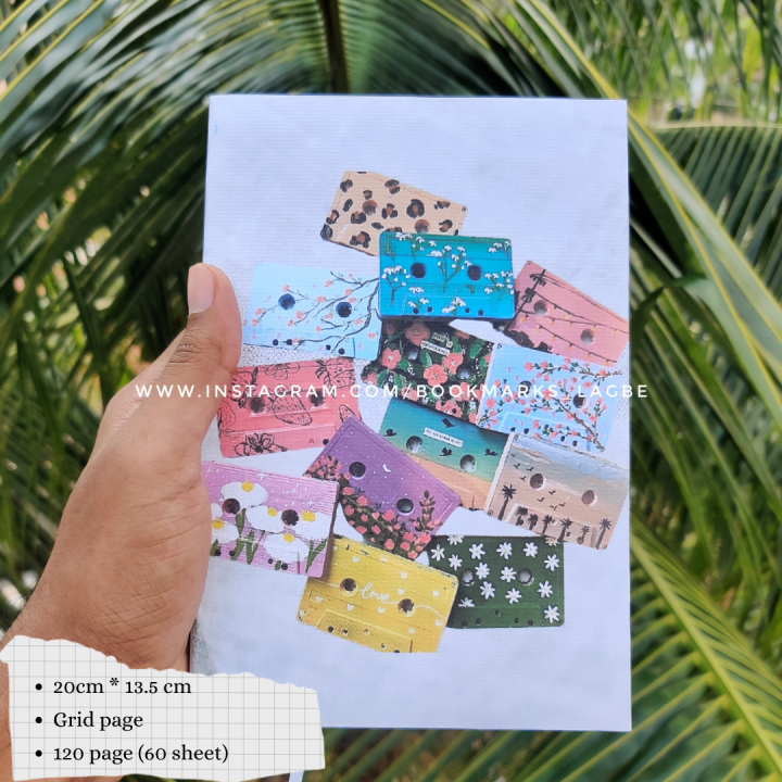 Aesthetic%20Grid%20Notebook%20(20cm/13.5cm,%20120page)%20-%20Image%202