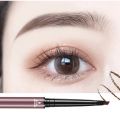 LAMEILA Ultra-thin Head Eyebrow Pencil Black Brown Matte Waterproof Lasting Contouring Eye Brow Pen with Brush Makeup Cosmetics.
