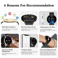 New Body Temperature Smart Watch Women Men HD 360*360 Screen Answer Call Dial Call Smartwatch for Samsung Watches for Women +box. 