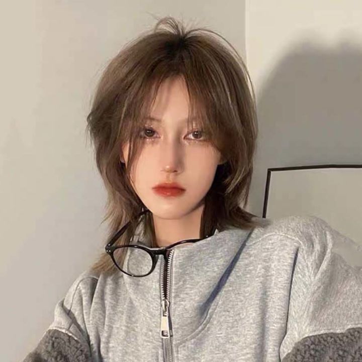 Wolf%20Tail%20Wig%20Men's%20Japanese%20Anchovy%20Hair%20Type%20Fluffy%20Natural%20Boys%20Short%20Hair%20Warrior%20Head%20RealisticcosFull-head%20wig%20-%20Image%203