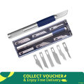Precision Hobby Knife, Stainless Steel Cutter Craft Knive 7 PCS Set. 
