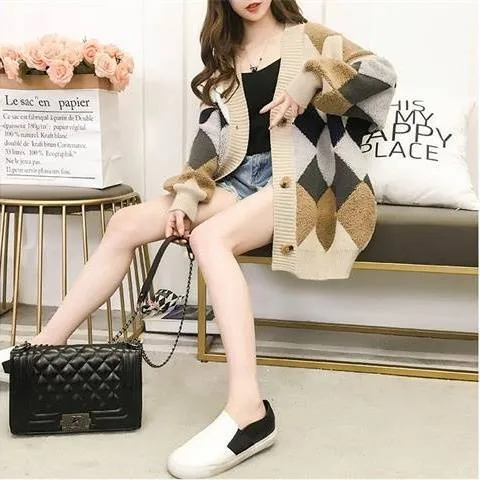 Fashion%20Casual%20Women%20Sweater%20Cardigan%20Autumn%20And%20Winter%20Loose%20Korean%20Version%20Thickened%20New%20Style%20With%20Knitted%20Medium%20Length%20Coat%20-%20Image%206