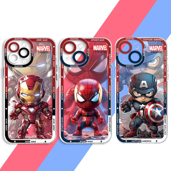 Marvel Iron Man Spiderman Phone Case for iPhone Plus 13 Pro