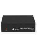 Aolie 4-Port RCA Composite Video Audio AV 4-Way Switch Selector Switcher Splitter Box.
