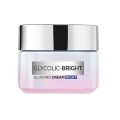 L'Oreal Paris Glycolic Bright Glowing Night Cream, 15ml |Overnight Brightening Cream with Glycolic Acid that Visbily Minimizes Spots & Reveals Glowing skin. 