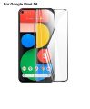 Google Pixel 5a 5g Tempered  Glass Screen Protector Gorilla Transparent 6D/9D/11D-Black. 