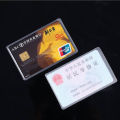 Transparent Cover Silicone Plastic-Cardholder Case 6 pcs Protect Cards Student Cardholder. 