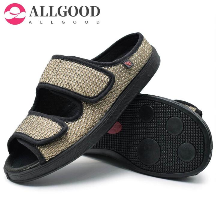 Open Toe Slippers Womens Slippers Wide Breathable Mesh