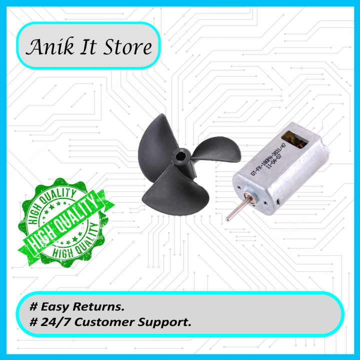 180 High Speed Motor With RC Boat Propeller