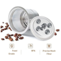 Stainless Steel Reusable K Cups Fit for Keurig Five Holes K-Cups Coffee Filter Pods for Keurig Supreme Plus Coffee Maker. 
