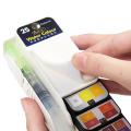 Superior Solid Water Colour Cake Pigmented 25 Color Set With Water Brush Pen Foldable Travel Watercolor Painting Set.