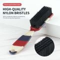 Newest Double-sided Professional Barber Neck Brush Comb Shaving Beard Salon Carving Duster Striped Cleaning Brush Hair Cutting. 
