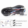 Universal Motorcycle Car Horn Relay 80A Waterproof Wiring Harness Relay Kit Compatible (Horn Not Included). 