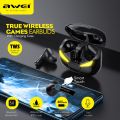 AWEI T35 Gaming Earbuds True Wireless with Charging Case Original. 